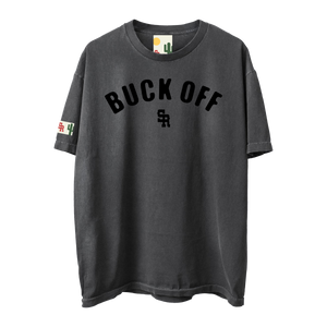 STEVENSON RANCH™ Buck Off T-Shirt (All Black Version)